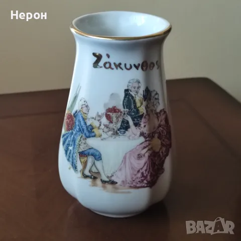 Порцеланова ваза, снимка 3 - Вази - 55482292