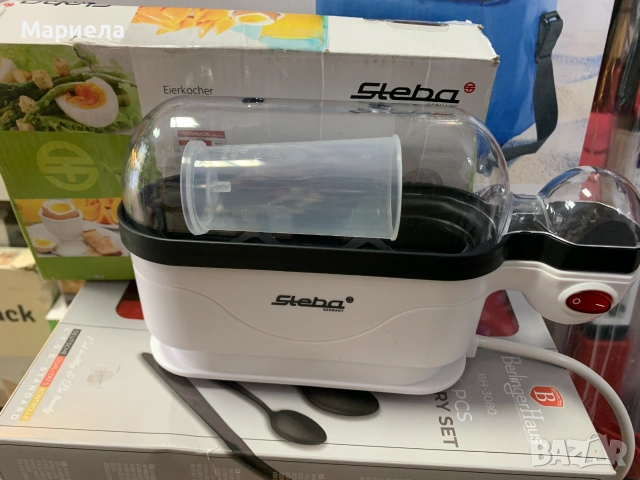Steba EK 4 яйцеварка за 3 яйца, снимка 4 - Уреди за готвене на пара - 55263516