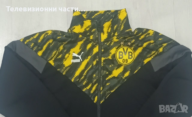 Оригинално футболно горнище на Борусия Дортмунд Puma 758587-01, размер мъжки М, снимка 2 - Спортни дрехи, екипи - 54540707