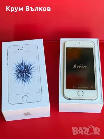 iPhone SE 2016 Gold / 64GB / батерия 75% + кейсове
