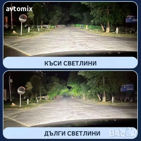 LED Лупи за Фар 12V 65W 3"инча 6000K  30 000 лумена, снимка 2 - Аксесоари и консумативи - 54363094