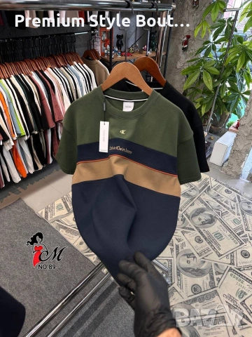 Мъжки памучни тениски emporio armani Burberry Hermes Calvin Klein , снимка 16 - Тениски - 54016051