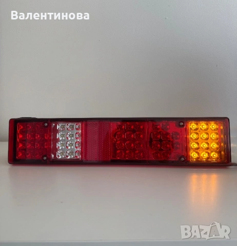 Комплект LED стопове 60 диода 12V 5 функции за бус, камион, ремарке, снимка 4 - Аксесоари и консумативи - 54367310