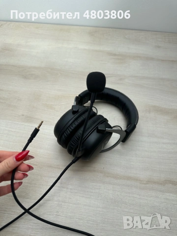 Гейминг слушалки HyperX Cloudx, черни, сменяем микрофон, мемори пяна, снимка 2 - Други - 54503488