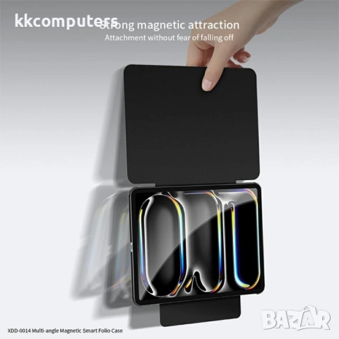 XUNDD XDD-0014 калъф за iPad Pro 11 (2025-2024) – PU+PC, подставка, Auto Sleep, Pen Holder, протекто, снимка 5 - Калъфи, кейсове - 54519663