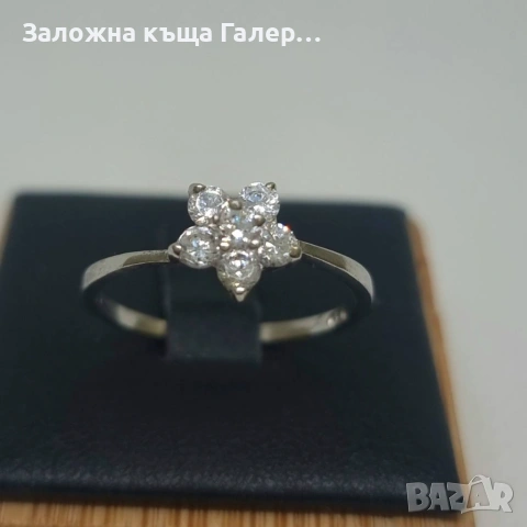 Нов сребърен пръстен с фианити – 925 проба - 1,50 гр, снимка 2 - Пръстени - 54214658