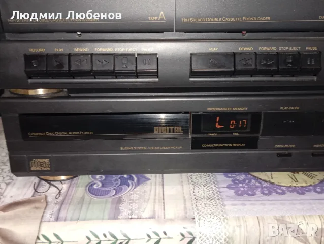 Ретро уредба Schneider грамофон,радио Cd,касетофон с тонколони, снимка 4 - Аудиосистеми - 55301957