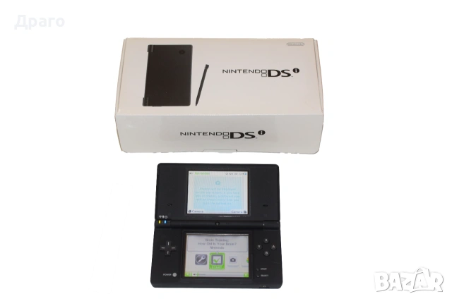 Nintendo DSi (Matte Black) – Оригинален комплект с кутия 