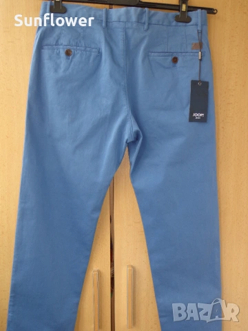 Чисто нов мъжки син дизайнерски панталон Joop! Slim fit chino, размер W31 L34 , снимка 9 - Панталони - 54609853
