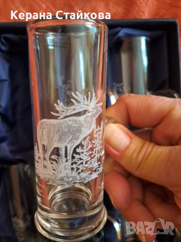 Комплект 6 чаши,за алкохол, снимка 8 - Сервизи - 54013747