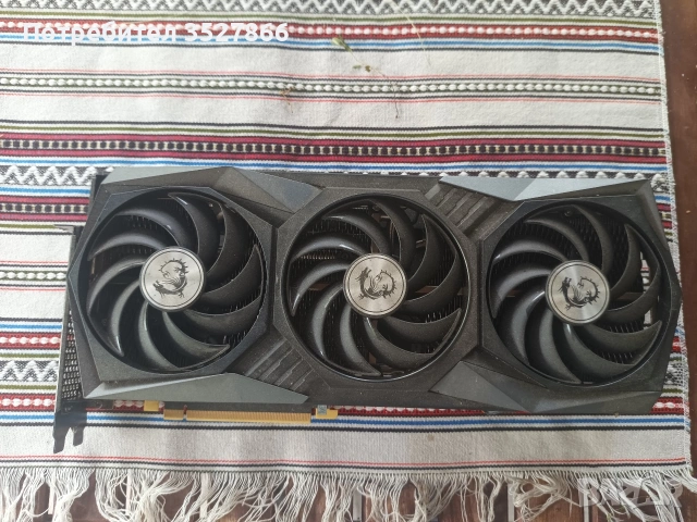 Видео карта MSI geforce rtx 3060ti gaming trio
