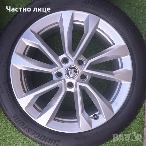 Продавам 4бр оригинални 18-ки джанти за Шкода Карок, Кодиак, Октавия, Супърб , снимка 5 - Гуми и джанти - 54584008