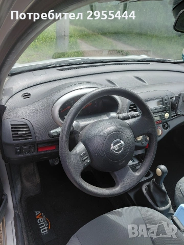 Продавам Нисан-МикраК12, 2005г., снимка 5 - Автомобили и джипове - 54604804