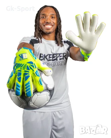 Вратарски ръкавици Bkeeper HIVE #26 Yellow размер 9, снимка 4 - Футбол - 55319192