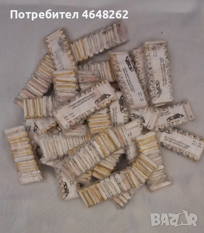 Съветски керамични автомобилни предпазители/бушони 35бр опаковки, снимка 2 - Аксесоари и консумативи - 54010326