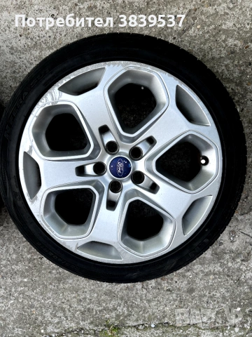 Оригинални джанти Ford 18" 5x108 8J ET55 с летни гуми 235/40/18 за Focus, Mondeo, Kuga, снимка 4 - Гуми и джанти - 54991479