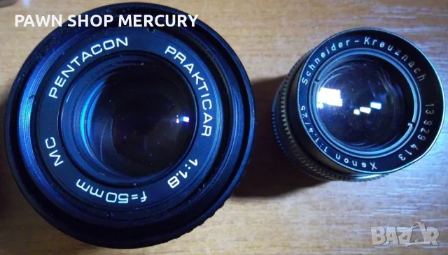 Продавам обективи Schneider-Kreuznach Xenon 25mm f1.4,Pentacon, снимка 12 - Обективи и филтри - 55383057