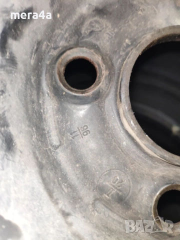 4бр. 14 цола железни джанти от VW Polo, снимка 3 - Гуми и джанти - 54930558
