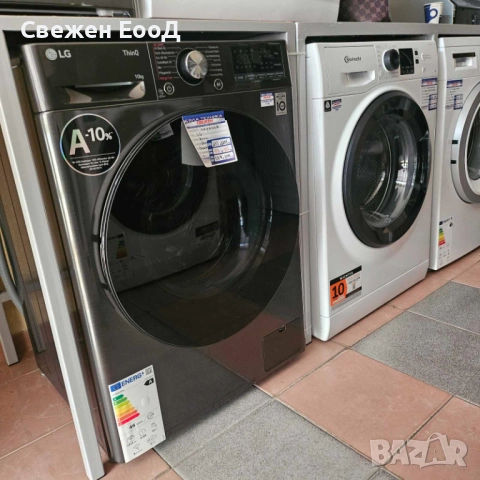 пералня LG - 10кг./черна/, снимка 5 - Перални - 54212450