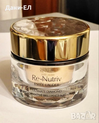 Estee Lauder Re-Nutriv Ultimate Diamond Brilliance Soft Crème Луксозен крем срещу бръчки 50ml, снимка 5 - Козметика за лице - 54412658