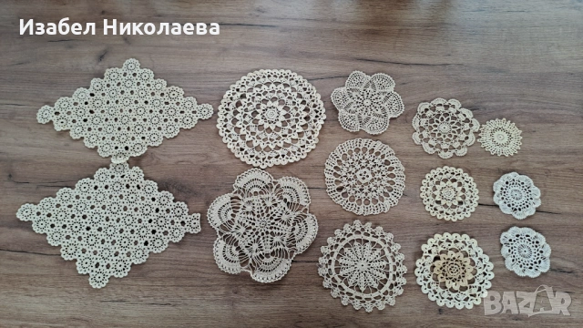 Покривки за маса и ръчно плетени карета, снимка 7 - Покривки за маси - 54699403