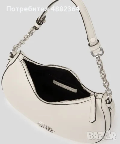 Чанта Karl Lagerfeld K/Autograph Moon Shoulder Bag, снимка 4 - Чанти - 55381534