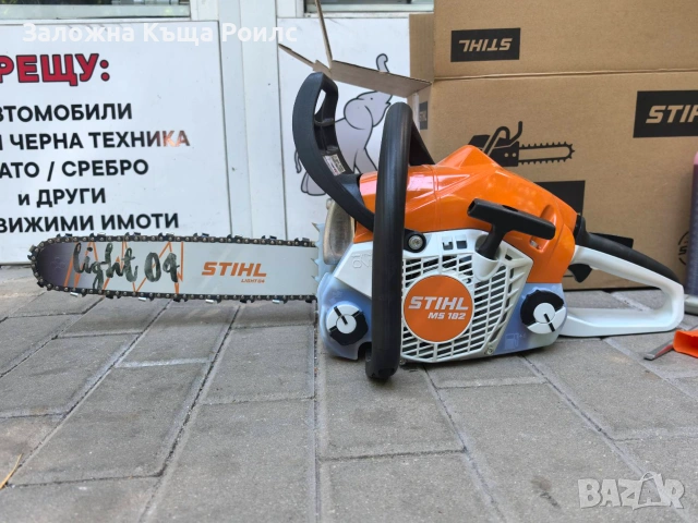 Бензинов моторен трион Stihl MS 182, снимка 2 - Моторни триони/резачки - 54955552