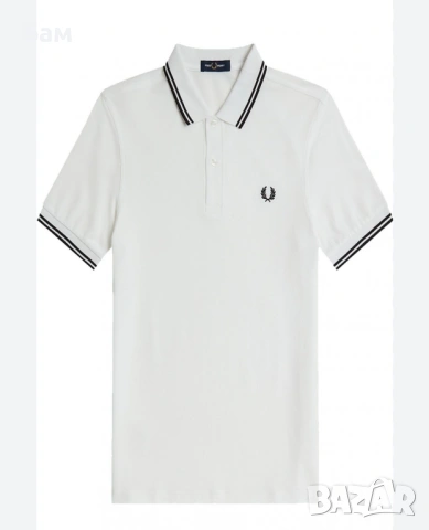 Оригинална мъжка тениска с яка Fred Perry размер Л