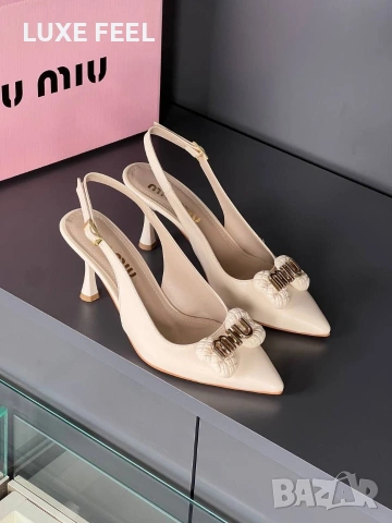 MIU MIU ⚜️Дамски Сандали , снимка 5 - Сандали - 54541857
