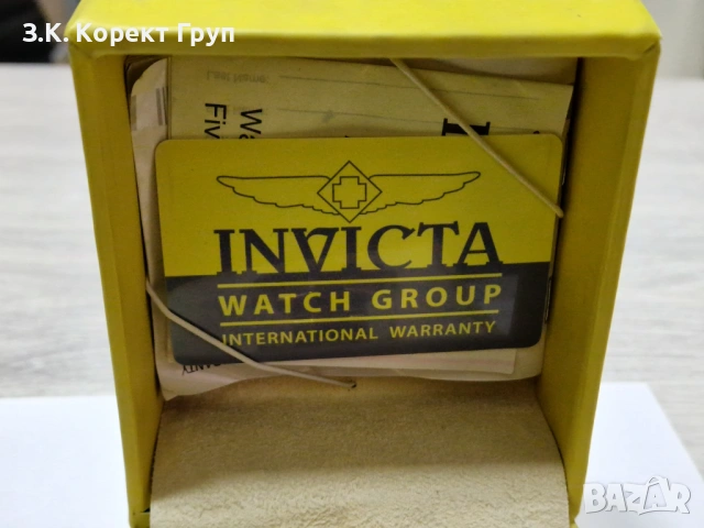 Часовник Invicta Specialty Chronograph Gold Model 1423, снимка 8 - Мъжки - 54324254