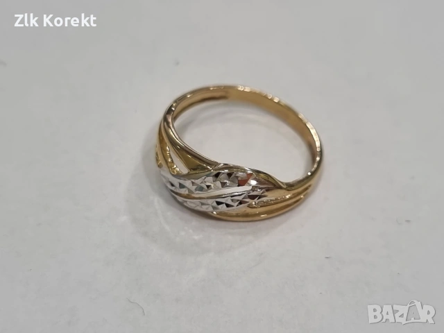Дамски златен пръстен, снимка 2 - Пръстени - 55014124