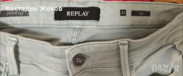Дънки оригинални. Като нови. REPLAY JEANS. , снимка 5 - Дънки - 54477412