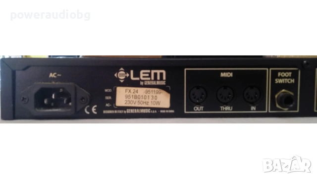 Италиянски Двоен Ефект процесор LEM FX-24 - 1бр., снимка 10 - Ресийвъри, усилватели, смесителни пултове - 54919157