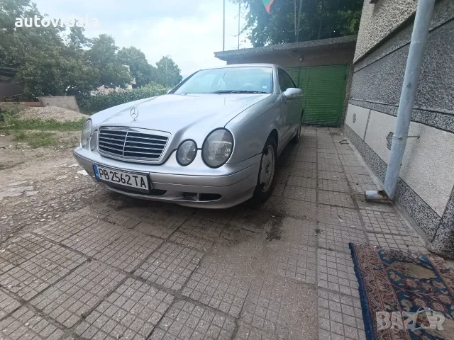 Mercedes CLK200 kompressor 2.0 163кс фейслифт/Газ/ Кожа/ръчка, снимка 2 - Автомобили и джипове - 55625077