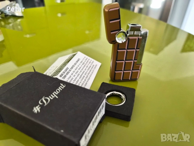 S.T. Dupont Hooked CHOC-O, Метална Запалка Газ, снимка 6 - Запалки - 55139181