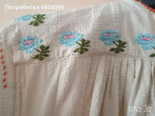 Автентична риза за народна носия, снимка 5 - Антикварни и старинни предмети - 55563859