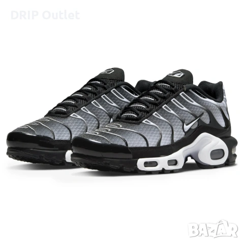 !НОВИ! Nike Air Max Plus 'TN' | Black/Silver | + КУТИЯ, снимка 2 - Маратонки - 54167891