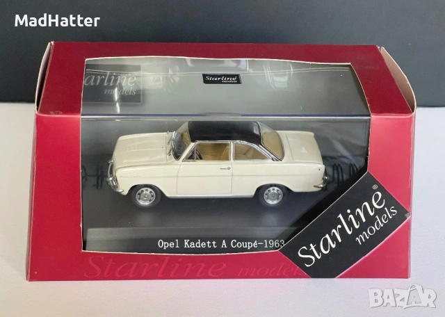 Opel Kadett A Coupe / Опел Кадет Купе - 1/43 - Starline, снимка 7 - Колекции - 54839435