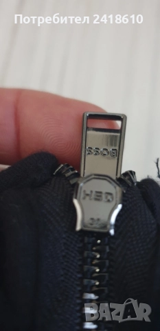 Hugo Boss H - Paras Pique Cotton 3/4 Zip Mens Size 4XL - 5XL НОВО! ОРИГИНАЛНА Тениска!, снимка 9 - Тениски - 54836789