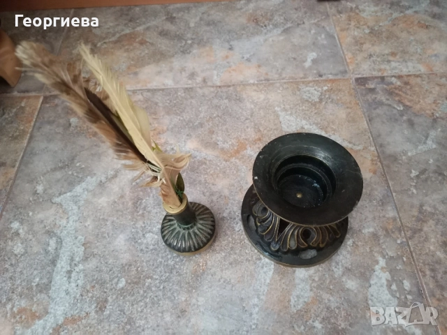Бронзов свещник , снимка 5 - Декорация за дома - 54822408