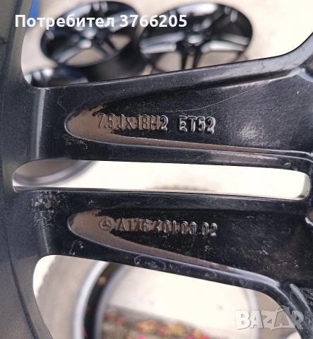 18ки джанти 5x112 Mercedes AMG OEM , снимка 6 - Гуми и джанти - 54874169