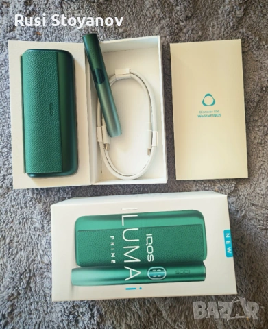 IQOS ILUMA i PRIME - Aspen Green, снимка 2 - Електронни цигари - 54622619