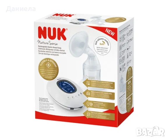 Nuk-Електрическа помпа за кърма E-Table Nature Sense 