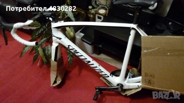 Specialized Tarmac Disc Frameset SL5 Expert Fact 10 Carbon 56cm, снимка 3 - Части за велосипеди - 54978833