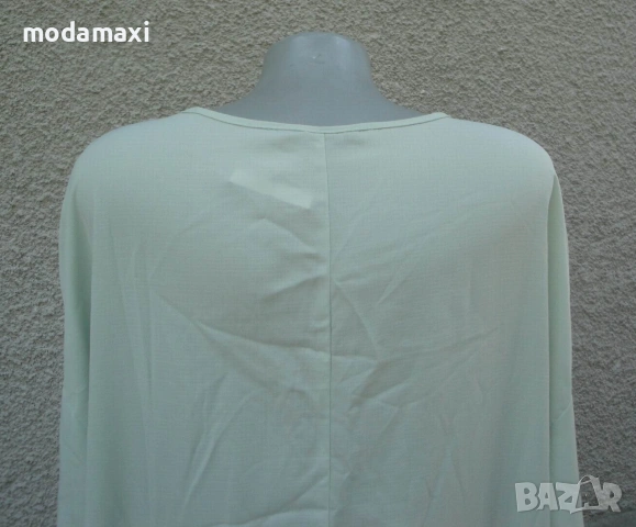5XL Нова дълга рокля Shein в резедаво , снимка 8 - Рокли - 54982164