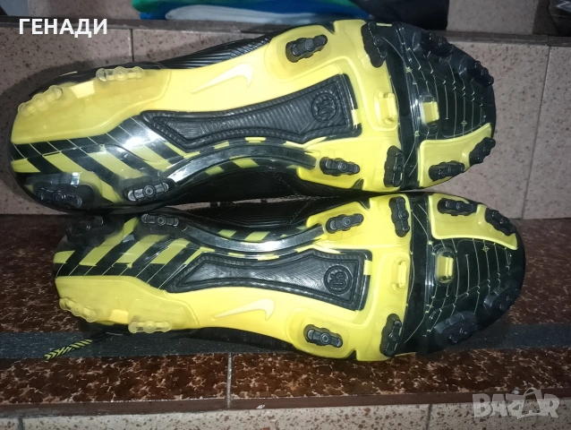 Бутонки Nike T90 Laser II yellow air zoom 40,5 размер., снимка 7 - Спортни обувки - 54284502