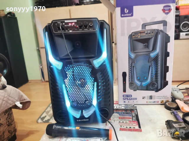 ТОНКОЛОНА С БЛУТУТ МИКРОФОН И ДИСТАНЦИЯ 0205261725, снимка 6 - Bluetooth тонколони - 54390465