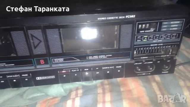 двукасетачен дек Phillips за ремонт , снимка 2 - Декове - 55337379