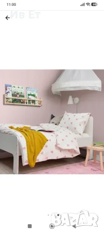 Детско разтегателно легло IKEA SLAKT с включена подматрачна рамка и матрак + подарък преграда, снимка 12 - Мебели за детската стая - 55680379