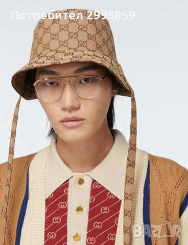 шапка Гучи*GUCCI reversible Bucket hat , снимка 13 - Шапки - 54914630